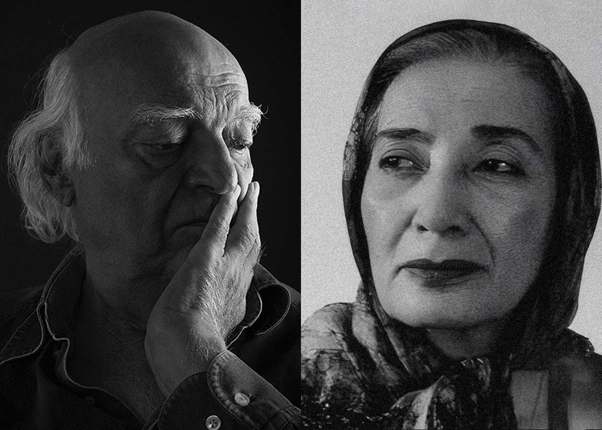 نجف دریابندری و فهیمه راستکار